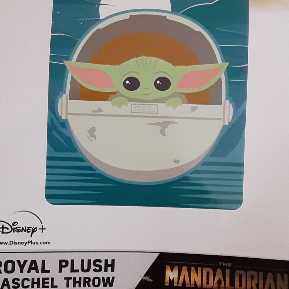 BABY YODA/THE CHILD ROYAL PLUSH THROW